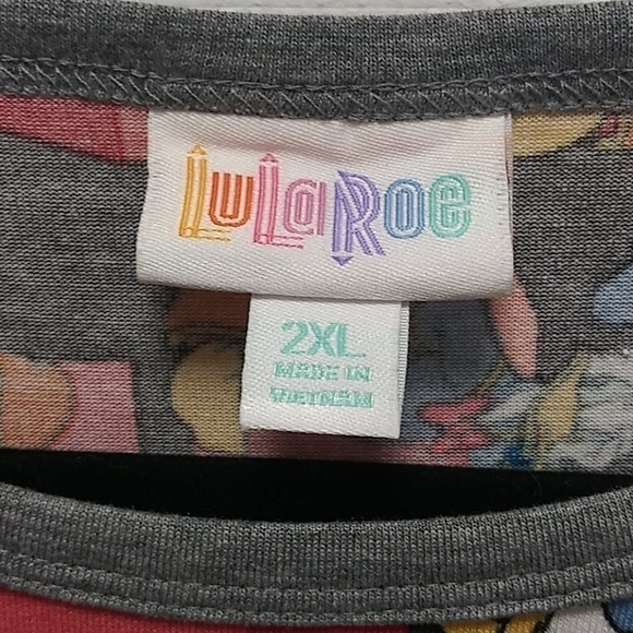 LuLaRoe Disney Donald‎ Duck Randy T-shirt - Picture 3 of 4